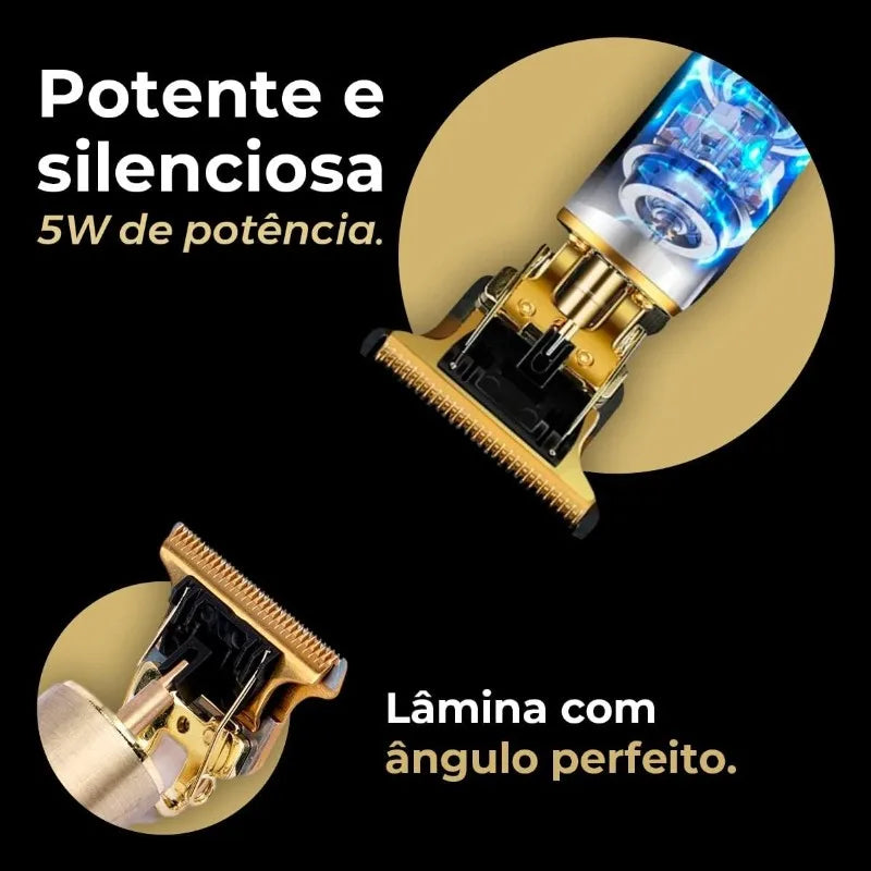 Máquina de corte de cabelo masculina com design aleatório eléctrico profissional