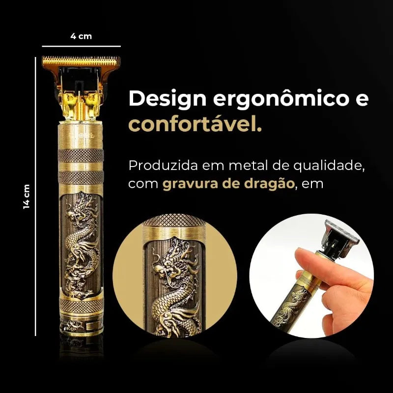 Máquina de corte de cabelo masculina com design aleatório eléctrico profissional